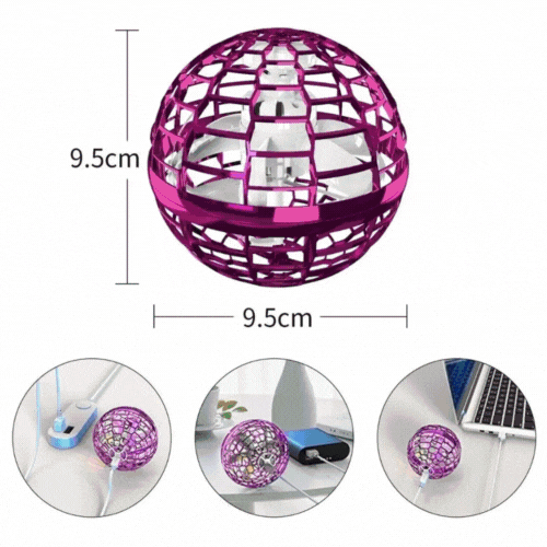 Aerolight 360™ Esfera Voladora Con Luces Led