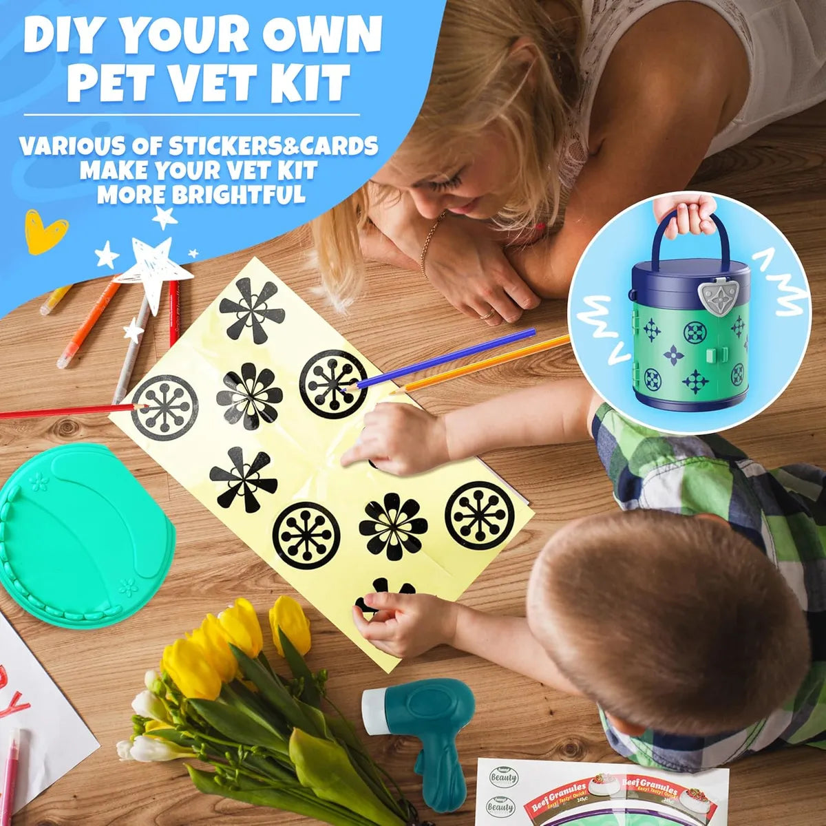 Little Pro Kit Deluxe™ Maletín de Juguetes de Multi Rol