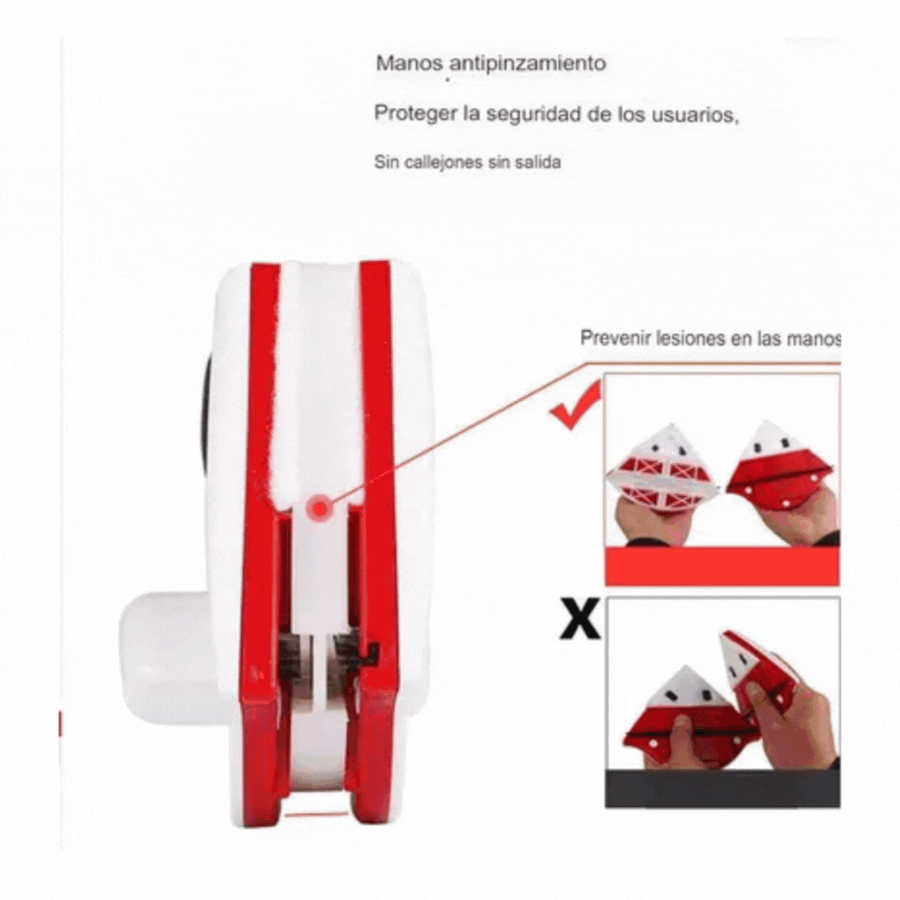 TriGlass Pro™ Limpiador Vidrios Magnético Triangular
